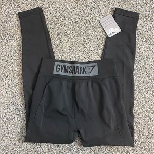 Gymshark Flex High Waisted Legging Black/Charcoal - Large